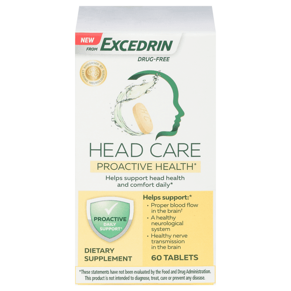 Excedrin Head Care Proactive Health Dietary Supplement