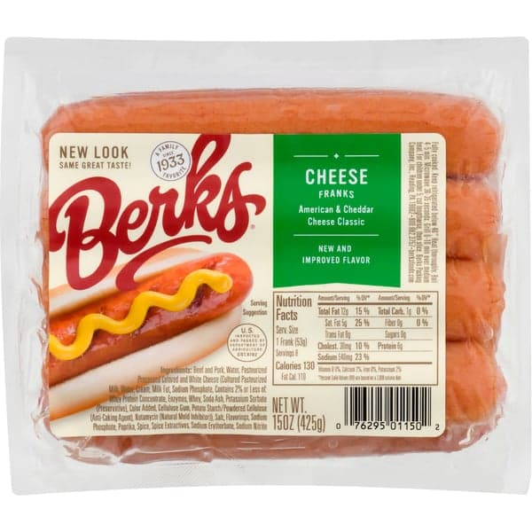 Berks Cheese Beef & Pork Franks