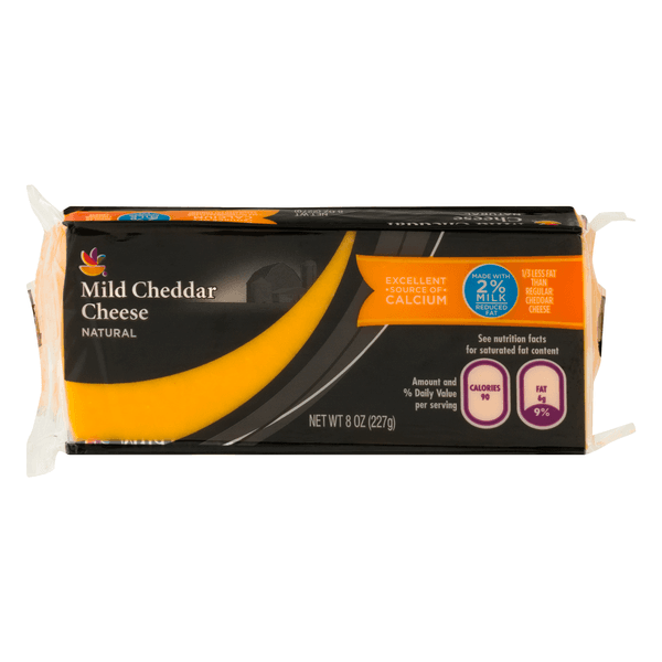 Stop & Shop Mild Cheddar Cheese Chunk Reduced Fat