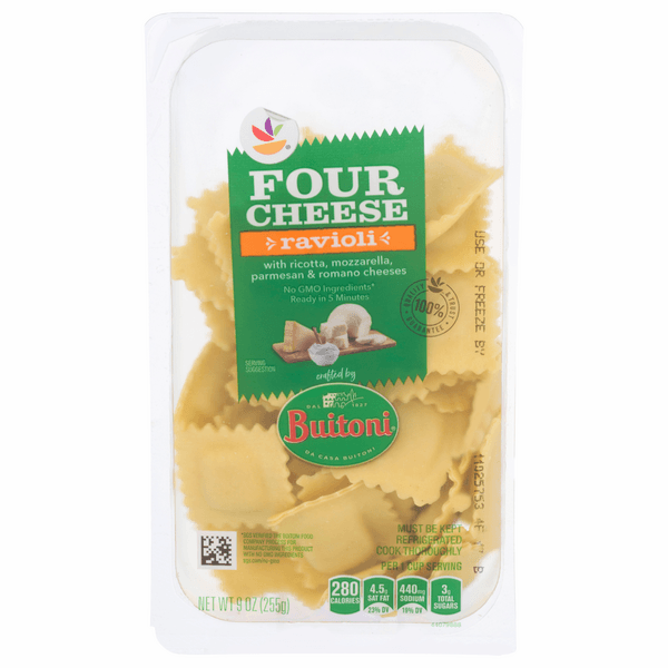 Our Brand Crafted By Buitoni Ravioli Pasta Four Cheese Fresh