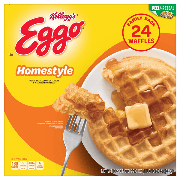 Eggo Homestyle  Breakfast Waffles