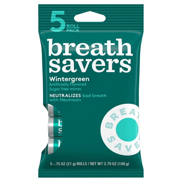 Breathsavers Mints Wintergreen Sugar Free