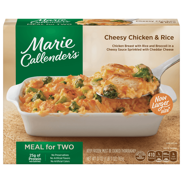 Marie Callender'S Cheesy Chicken & Rice  Meal