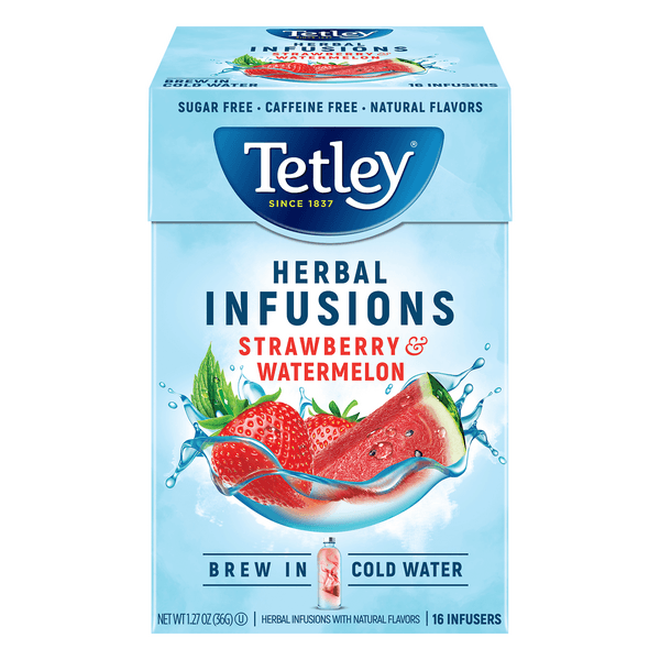 Tetley Herbal Infusions Strawberry Watermelon Herbal Infusers