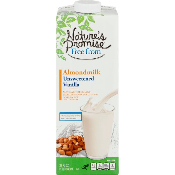 Nature'S Promise Free From Almondmilk Unsweetened Vanillal