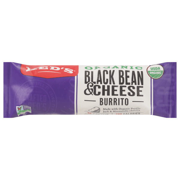 Red'S, Burrito, Black Bean & Cheese, Organic