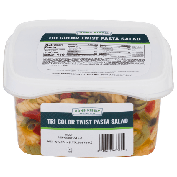 Hans Kissle Pasta Salad Tri Color Twist
