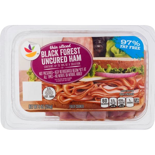 Stop & Shop Ham Black Forest Thin Sliced