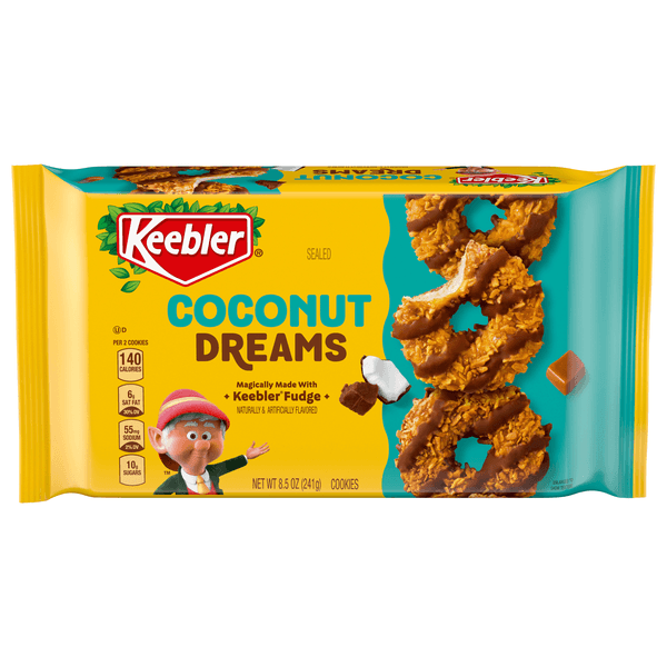 Is it Mustard Free? Keebler Coconut Dreams Fudge, Coconut & Caramel Cookies