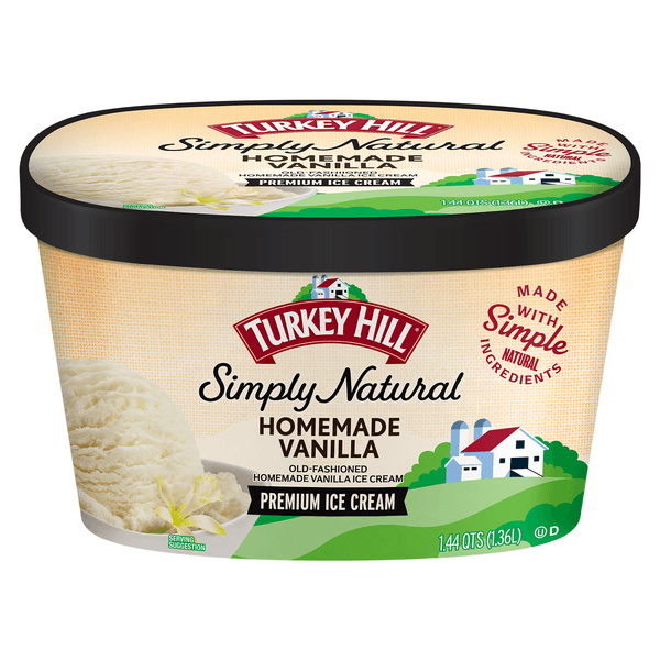Turkey Hill Simply Natural Premium Ice Cream Homemade Vanilla