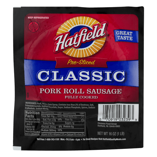 Hatfield Pork Roll Sausage