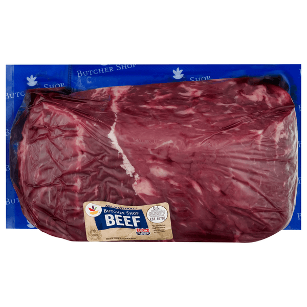 Butcher Shop Choice Beef Bottom Round Roast Vacuum Sealed Fresh