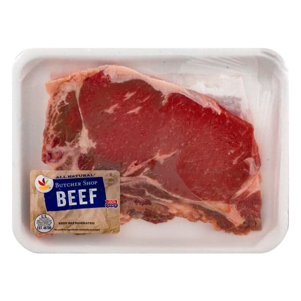 Usda Choice Thin Cut Beef T-Bone Steak Fresh