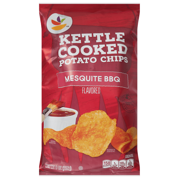 Stop & Shop Kettle Cooked Mesquite Bbq Flavored Potato Chips