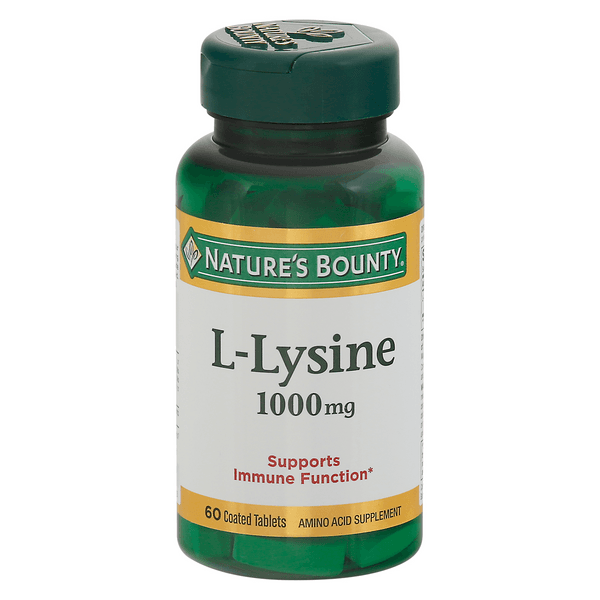 Nature'S Bounty L-Lysine Amino Acid Supplement Coated