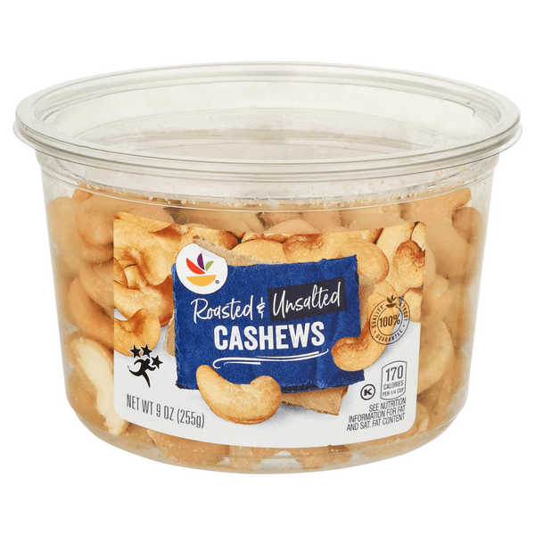 Stop & Shop Cashews Jumbo Roasted Unsalted