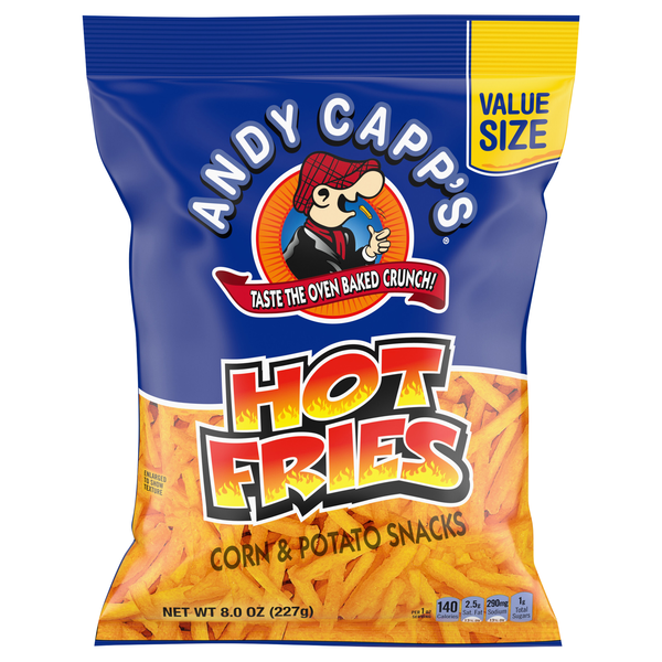Is it Vegetarian? Andy Capp's Big Bag Hot Fries