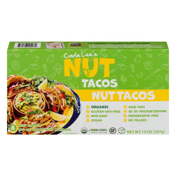 Carla Lee'S Nut Tacos Gluten-Soy Free Vegan Organic