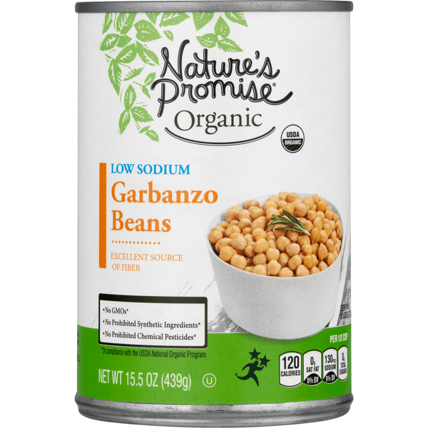 Nature'S Promise Organic Garbanzo Beans Low Sodium