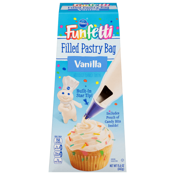 Pillsbury Funfetti Filled Pastry Bag Vanilla