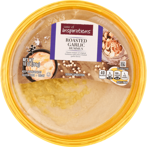 Taste Of Inspirations Hummus Roasted Garlic