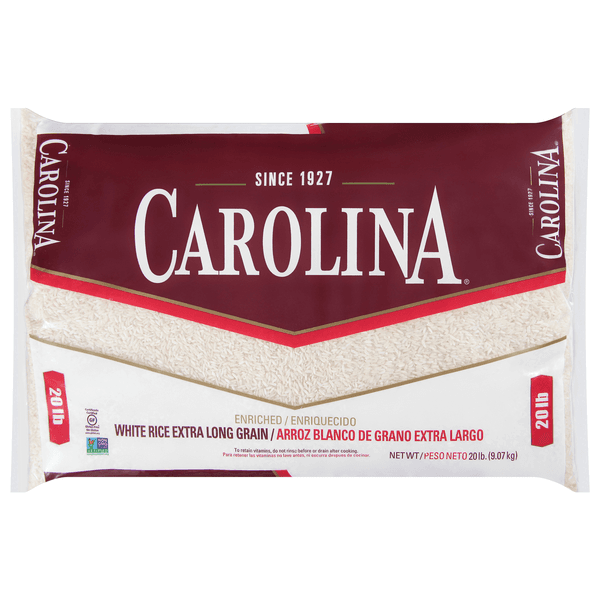 Carolina White Rice Extra Long Grain Enriched