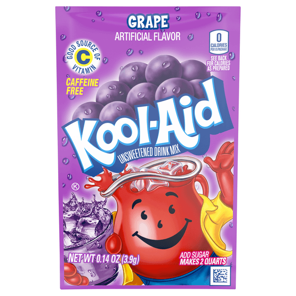 Kool-Aid Unsweetened Grape Artificially Flavored Powdered Drink Mix
