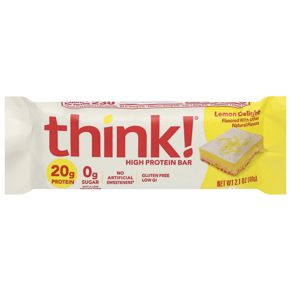 Thinkthin High Protein Bar Lemon Delight White Chocolate Dipped