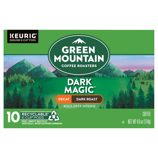 Green Mountain Coffee Roasters, Coffee, Dark Roast, Dark Magic, K