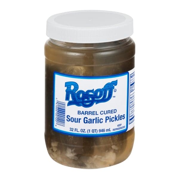 Rosoff Pickles Sour Garlic
