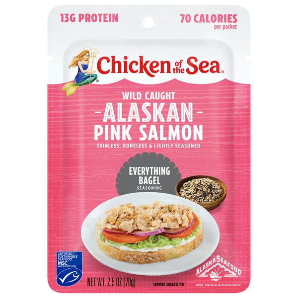 Chicken Of The Sea Alaskan Pink Salmon Everything Bagel Seasoning