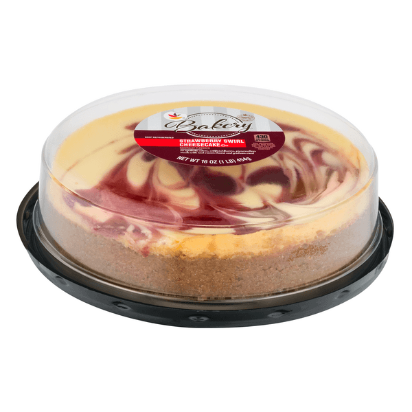 Stop & Shop Bakery Cheesecake Strawberry Swirl Small