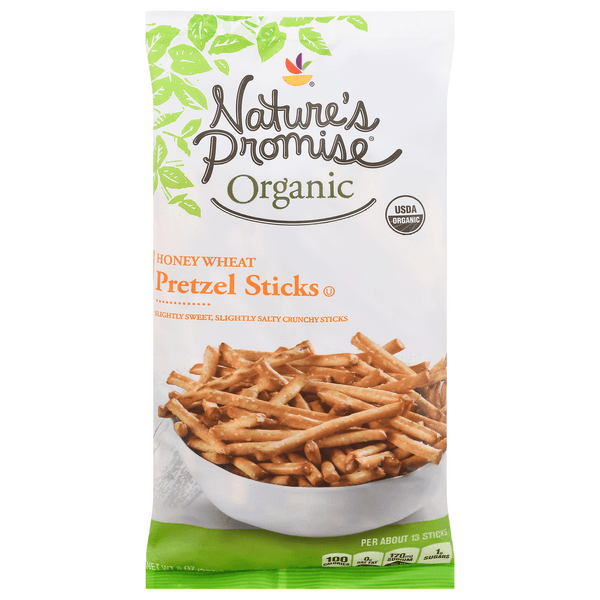 Nature'S Promise Organic Pretzel Sticks Honey Wheat