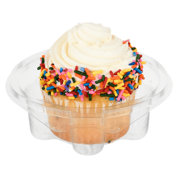 Stop & Shop Bakery White Iced Jumbo Cupcake Single Serve