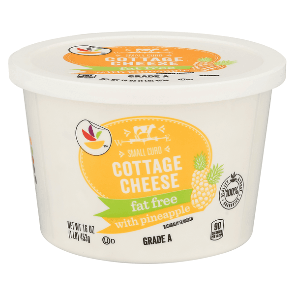 Stop & Shop Fat Free Small Curd Cottage Cheese With Pineapple