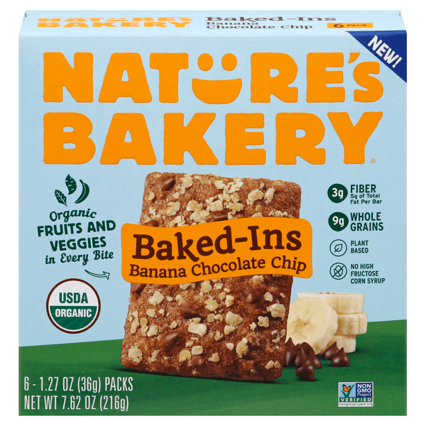 Is it Artificial Food Coloring Free? Nature's Bakery Organic Bananna Chocolate Chip Baked-ins