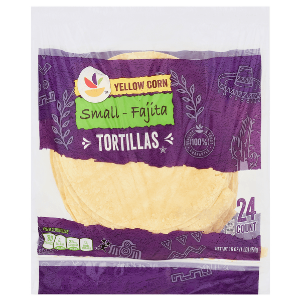 Stop & Shop Soft Yellow Corn Tortillas Fajita Or Taco Size