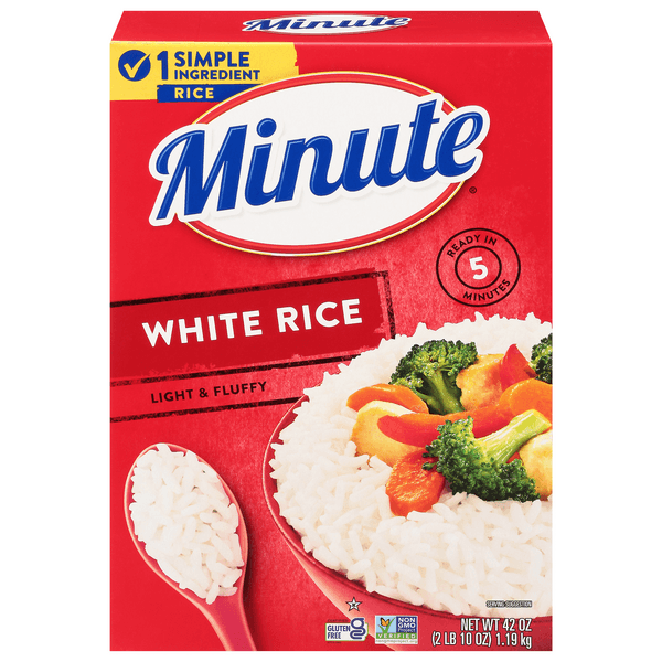 Minute Instant White Rice, Light And Fluffy Long Grain Rice