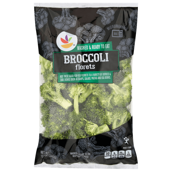 Stop & Shop Washed & Ready To Eat Broccoli Florets