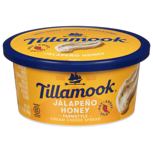 Tillamook Brick Jalapeno Honey Cream Cheese
