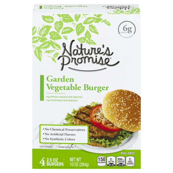 Nature'S Promise Garden Veggie Burgers