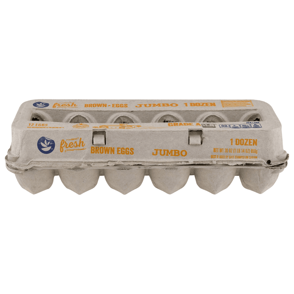 Stop & Shop Grade A Jumbo Brown Eggs