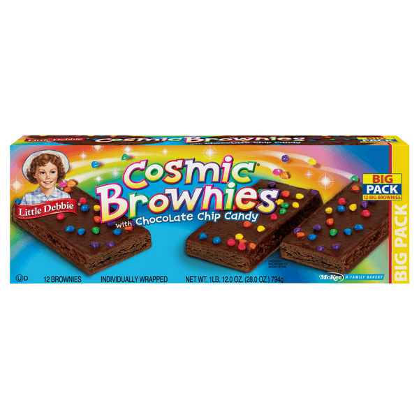 Little Debbie Brownies Cosmic With Chocolate Chip Candy Big