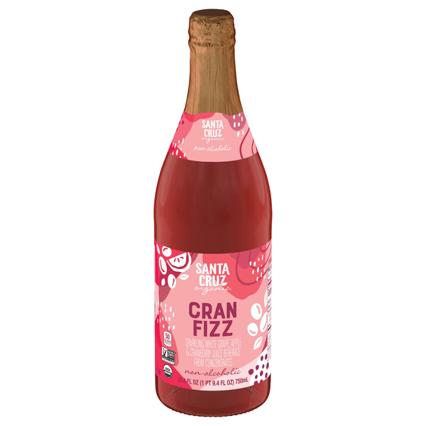 Santa Cruz Organic Can Fizz Sparkling Juice Beverage White Grape