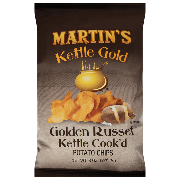 Martin'S Kettle Gold Kettle Cook'D Potato Chips Golden Russet