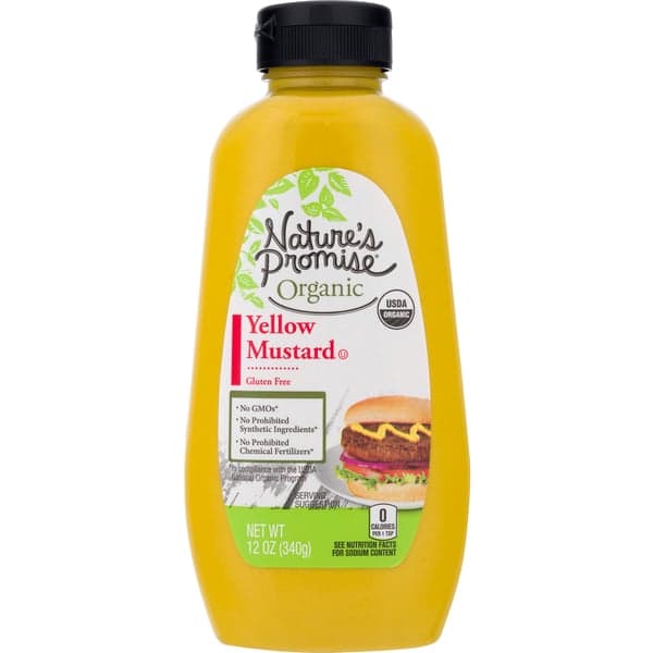 Nature'S Promise Organics Yellow Mustard Gluten Free
