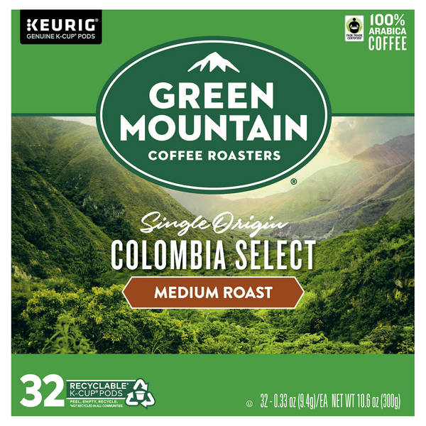 Green Mountain Colombia Select Medium Roast Coffee K