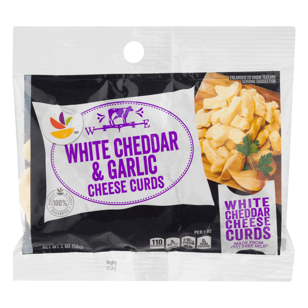 Giant Cheese Curds White Cheddar & Garlic