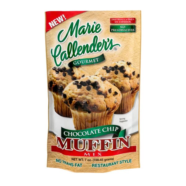 Marie Callender'S Gourmet Muffin Mix Chocolate Chip No Trans Fat