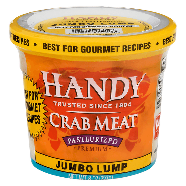 Handy Wild Caught Premium Jumbo Lump Crab Meat Fresh